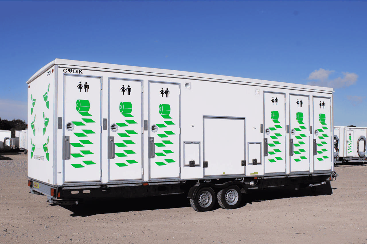 Vacuum toiletvogn med 12 toiletter