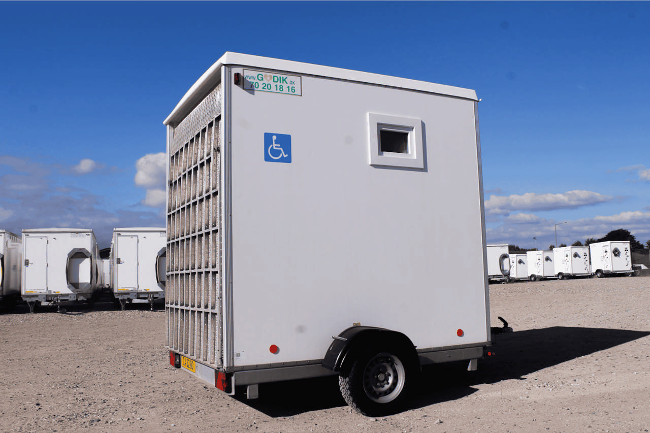 Handicap toiletvogn / puslevogn