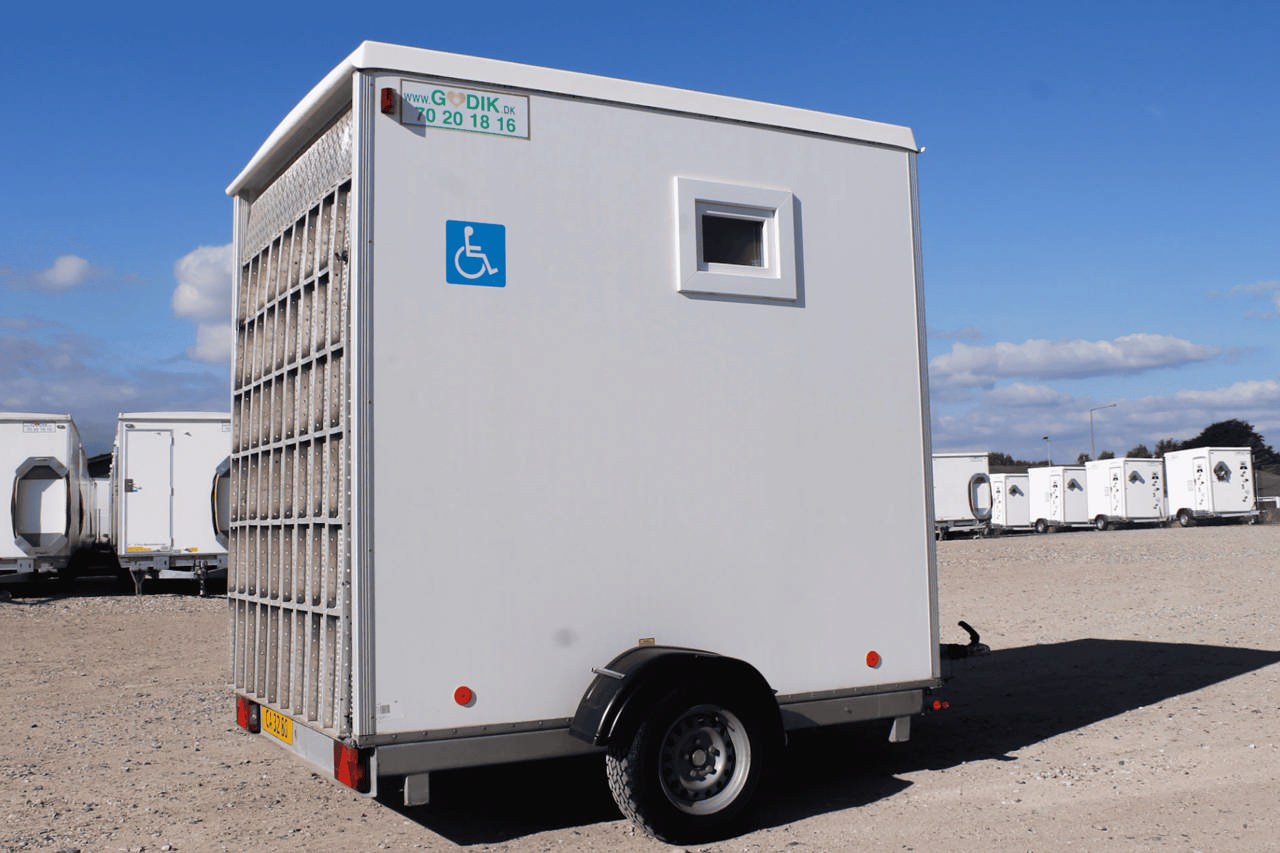 Handicap toiletvogn / puslevogn