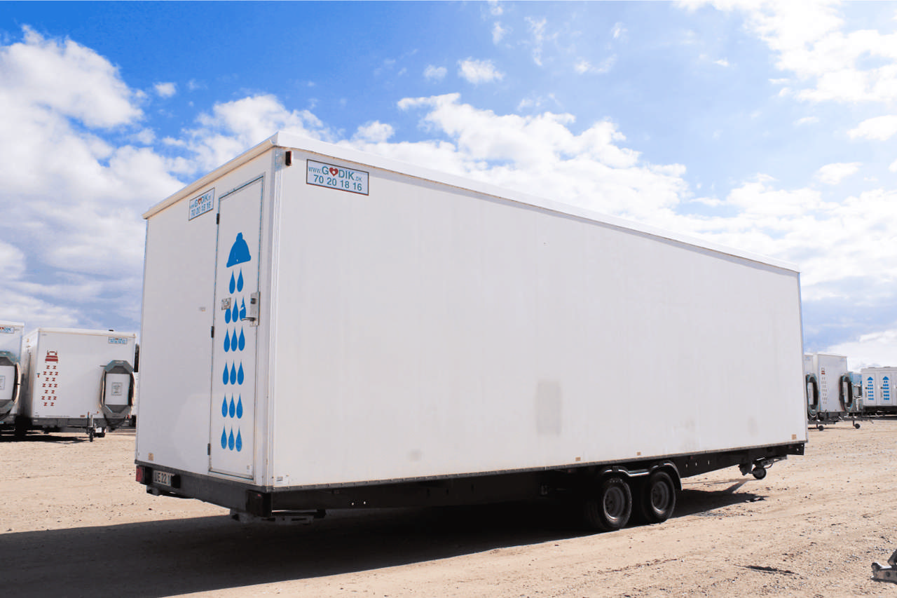 Badevogn til 8 personer m. oliefyr