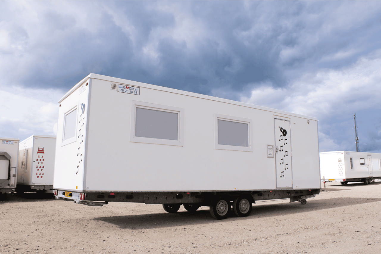 Kontorvogn med 1 rum