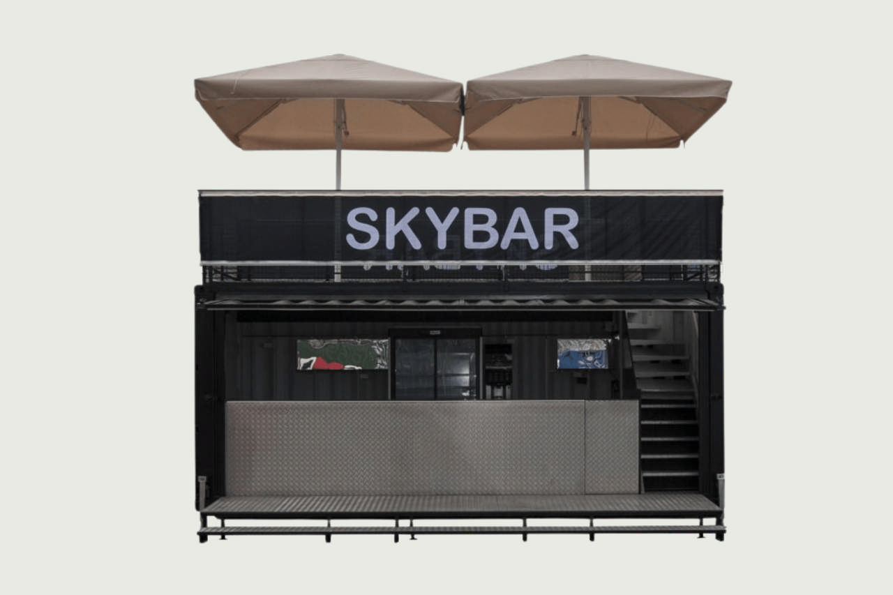 Skybar med tagterasse