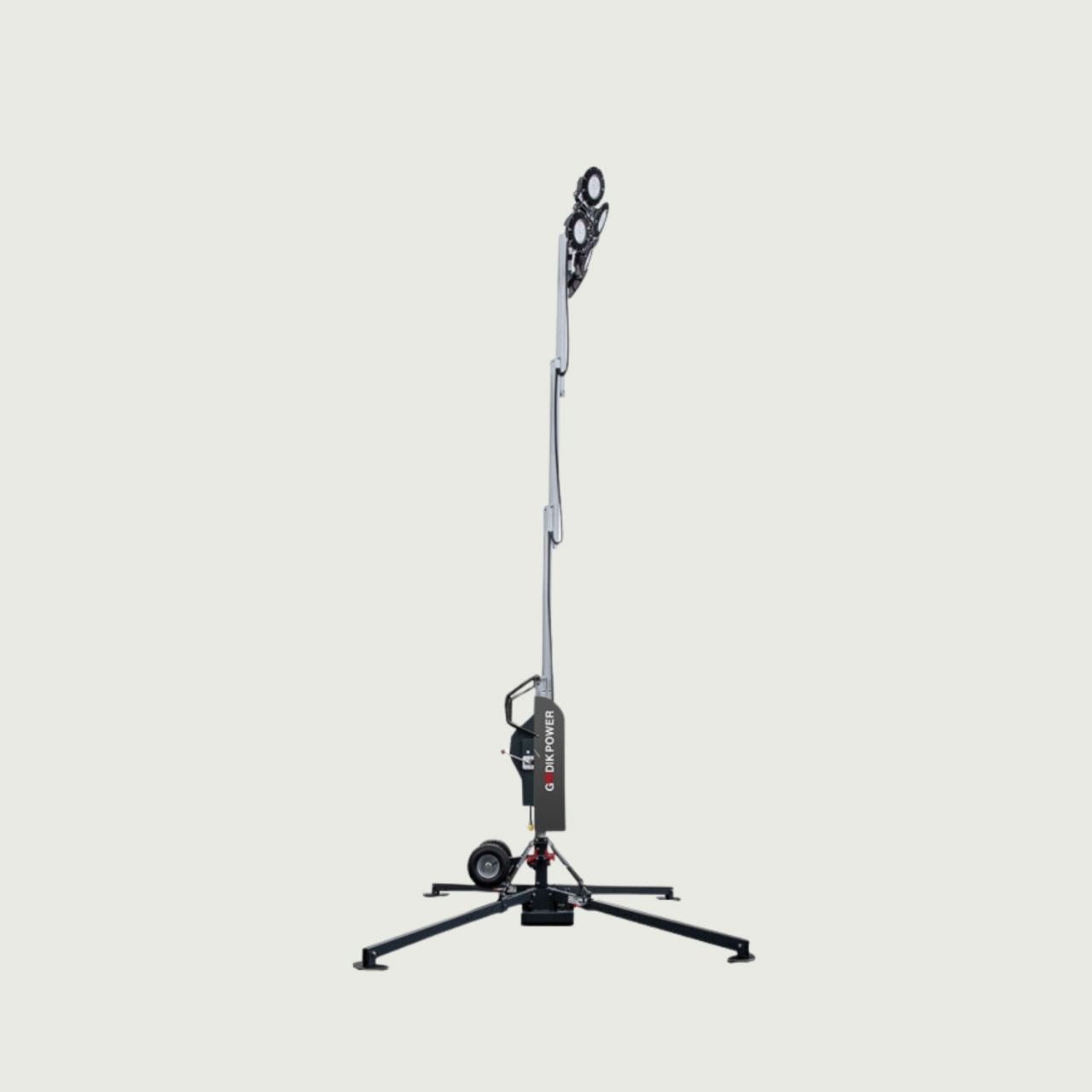 K65 Quad Pod lysmast